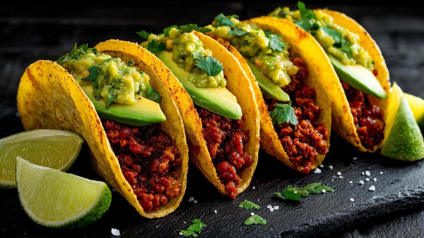 Tacos s fazolemi a avokádem – rychlá alternativa k sendviči. Rychlý recept krok za krokem