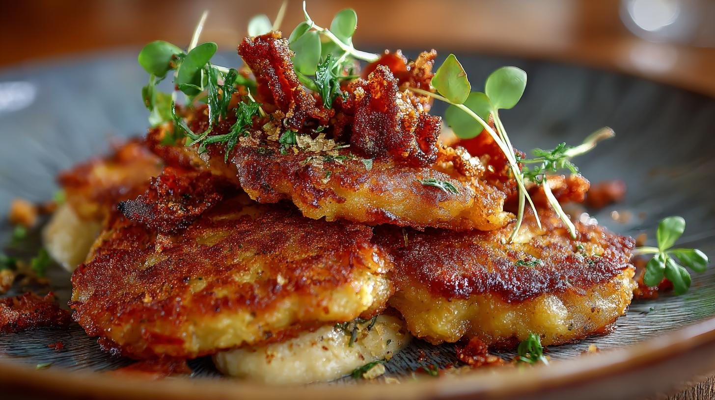 Bramborové placky se škvarky – starý recept, který znovu ožil