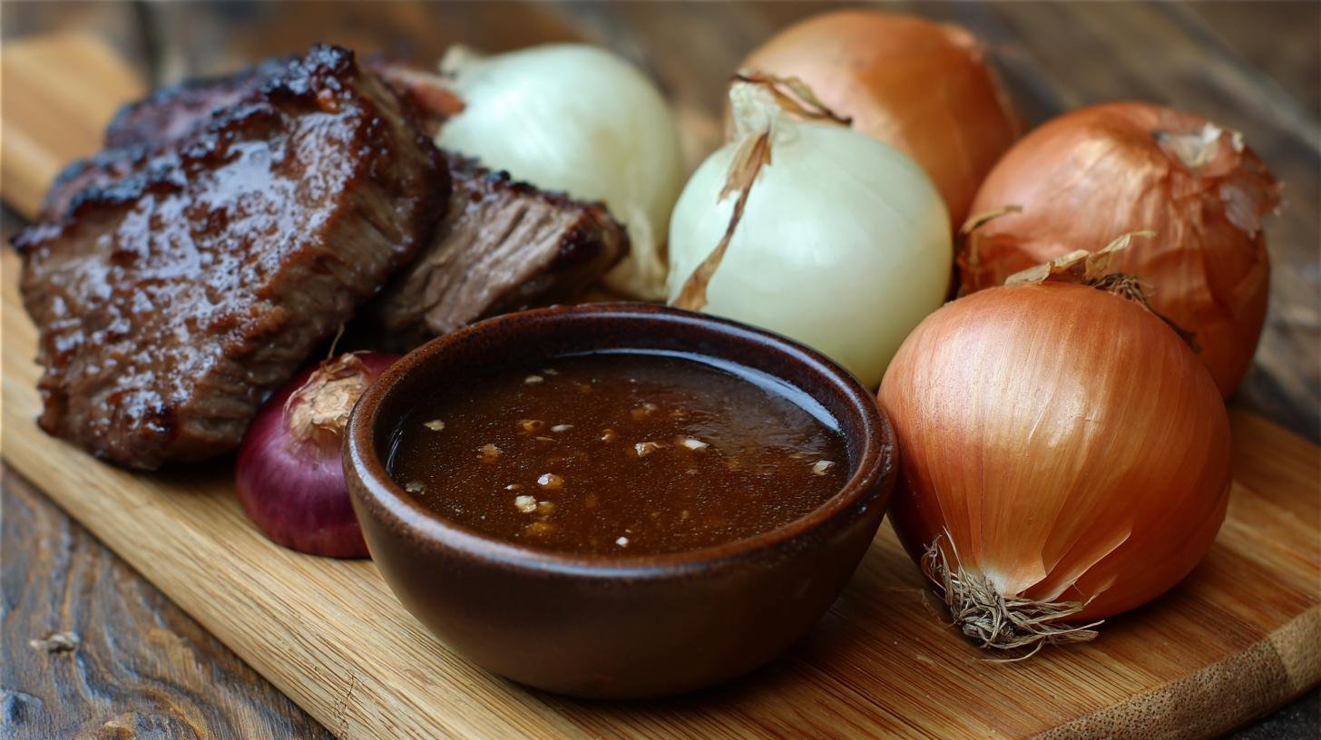 Domácí pivní omáčka s hovězím výpekem a cibulkou. Jak servírovat, skladovat a šetřit