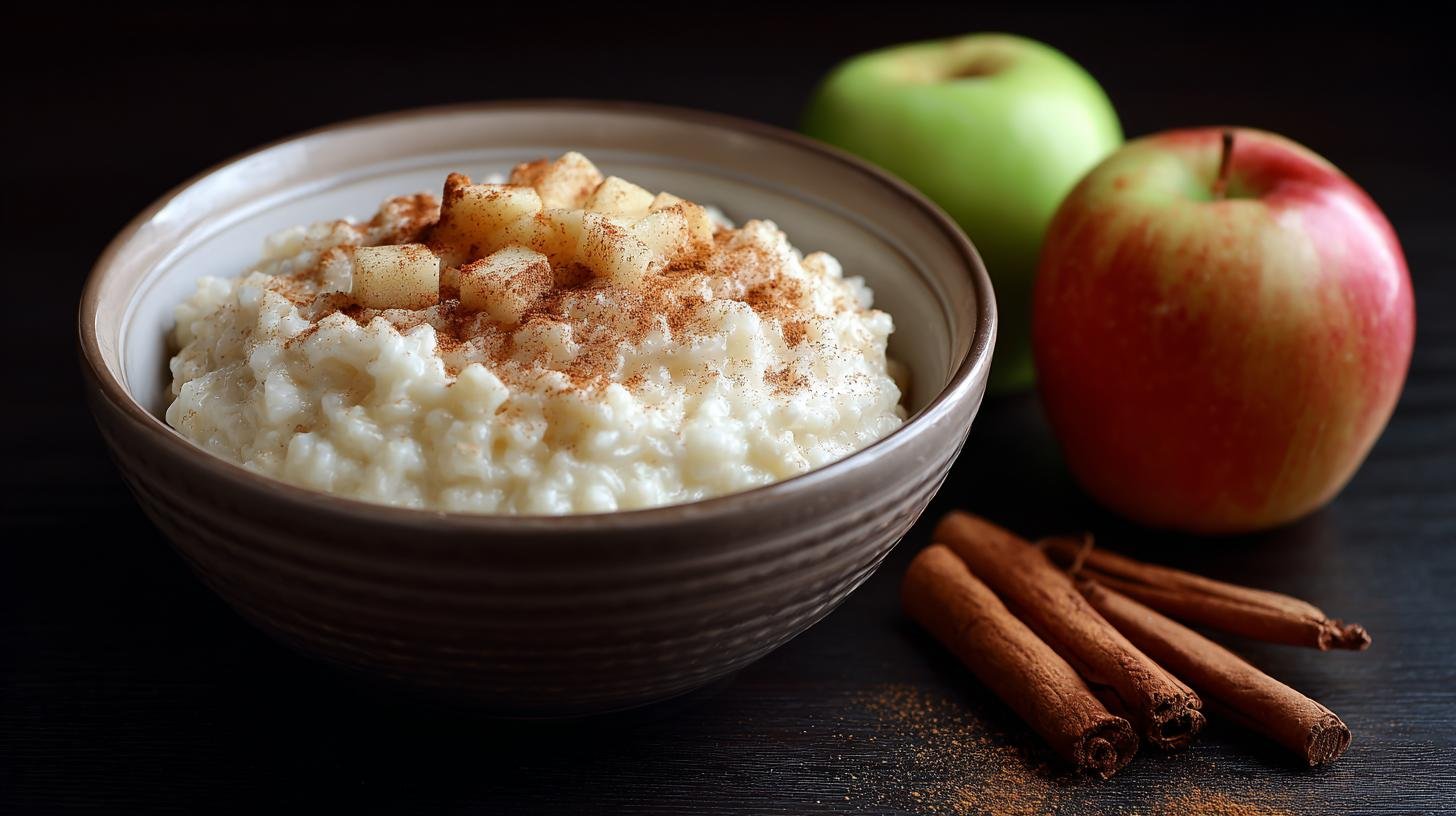 Rýžový nákyp s jablky a skořicí – chuť dětství v moderním kabátě