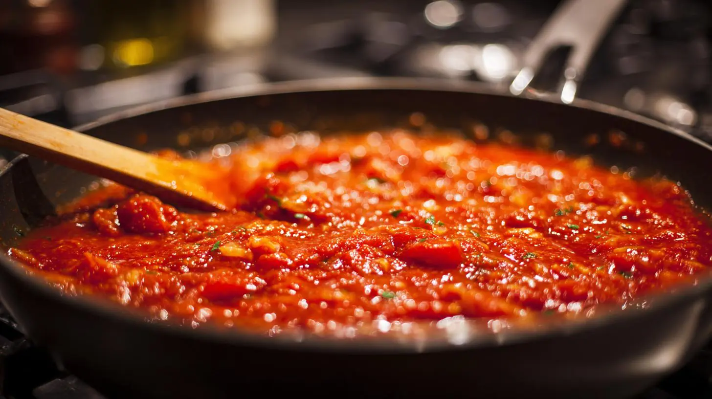 Rychlá omáčka z rajčat a cibule k těstovinám i knedlíkům