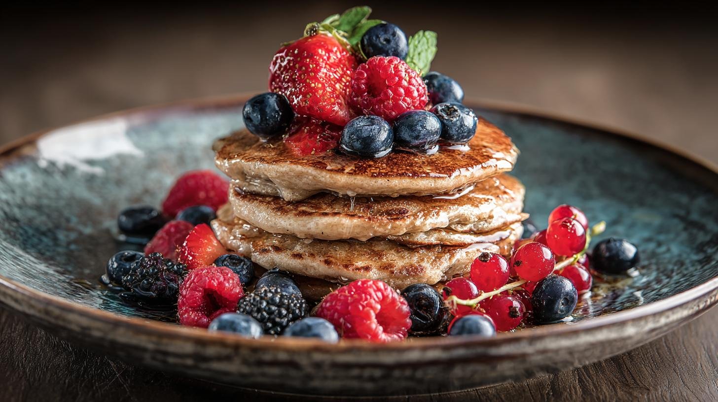 Rychlé celozrnné palačinky s lesním ovocem 9 Rychlé celozrnné palačinky s lesním ovocem