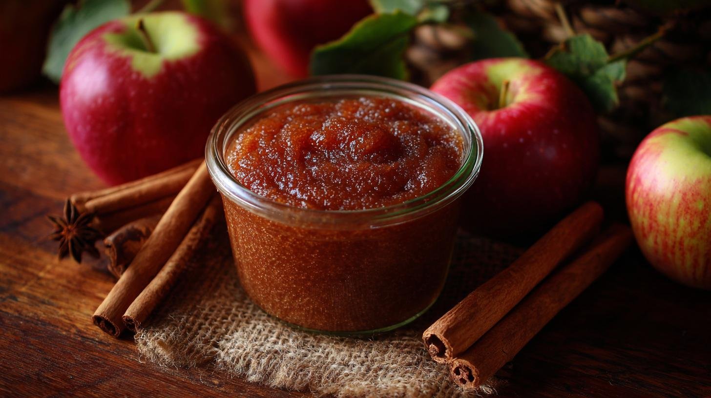 Domácí povidla: jablka, cukr a skořice bez zavařování