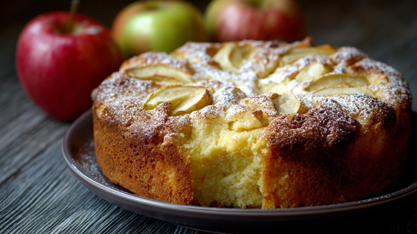 Rychlý koláč s moukou, tvarohem a jablky bez zbytečných chyb. Suroviny a trik k úspoře času
