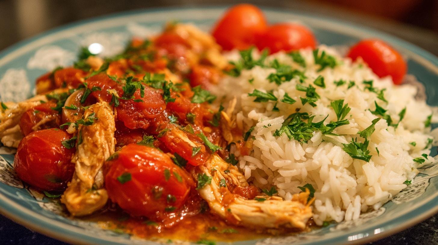 Rychlá večeře: kuřecí prsa, rýže a rajčata za 15 minut. Proč to funguje