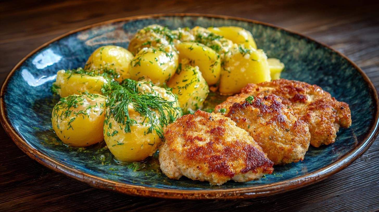 Kuřecí řízky s máslem a bramborami správnou cestou k šťavnatosti. Malé tajemství profesionálů