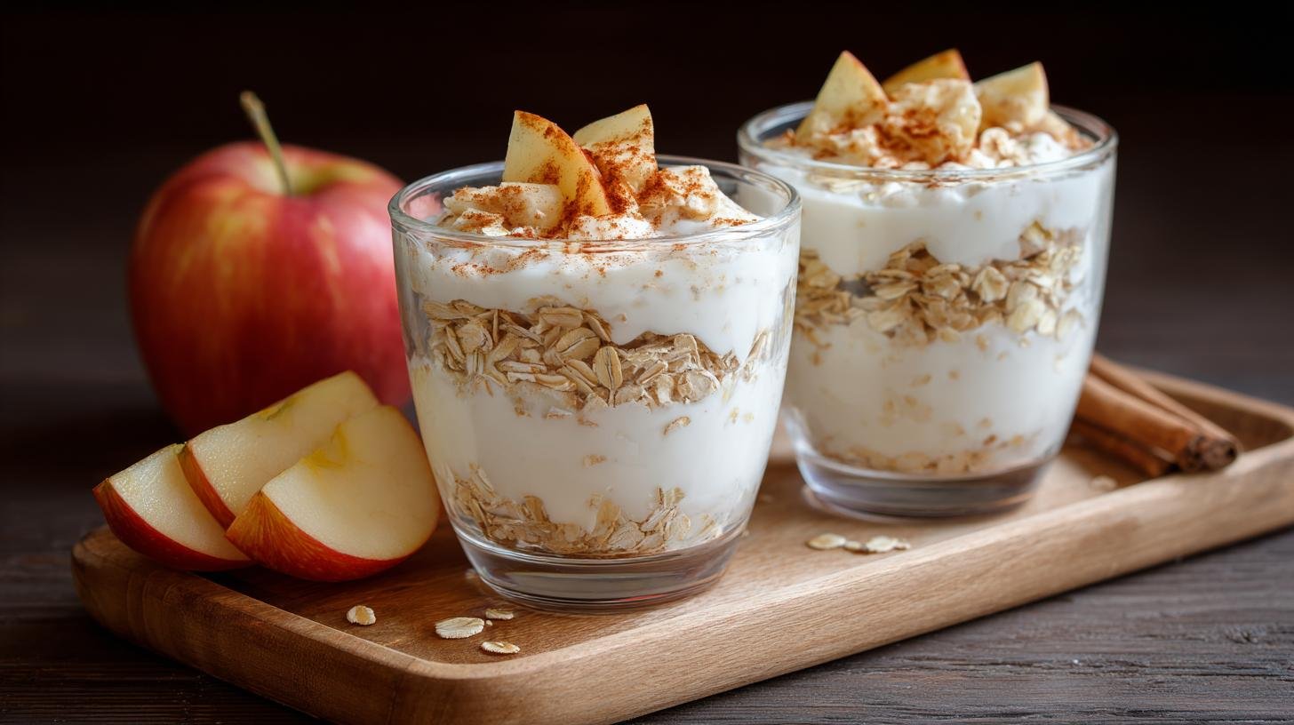 Jogurt, ovesné vločky a jablka – zdravá snídaně za pár minut