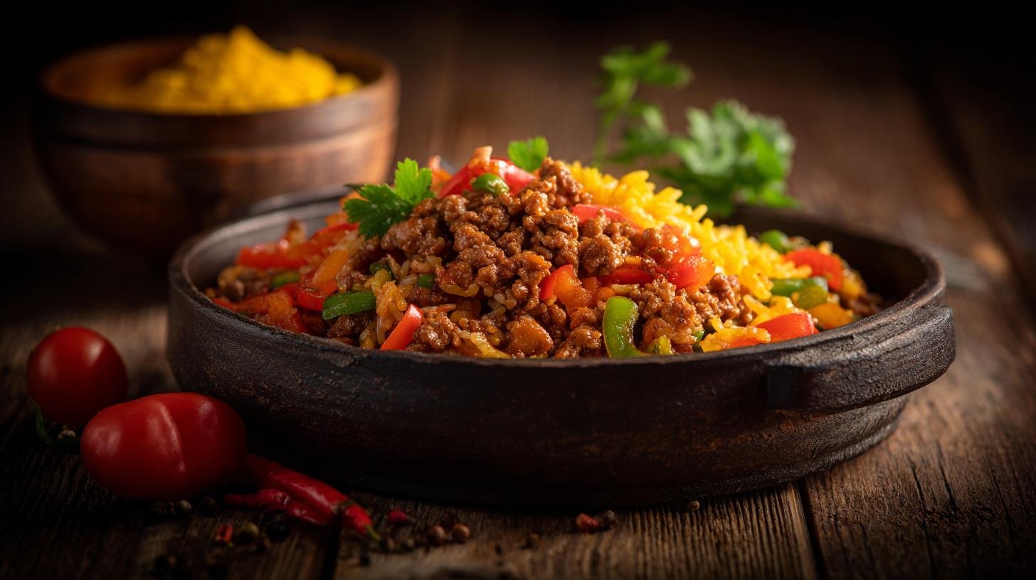 Mleté maso s rýží a paprikou – inspirace z jednoho hrnce. Tipy na úsporu a variace