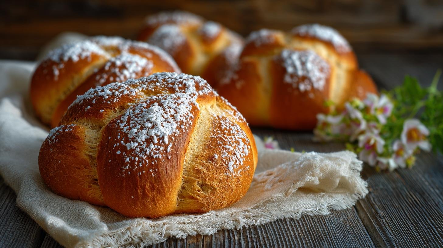 Sladké bochánky s obilnou moukou pro voňavý víkendový stůl