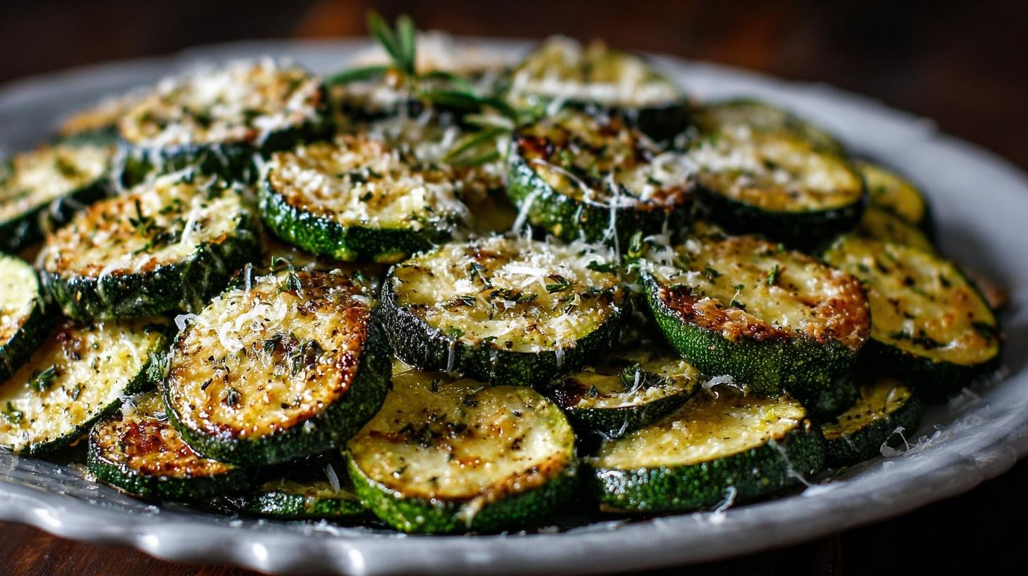 Lehce pečená cuketa s parmazánem, česnekem a voňavými bylinkami. Proč to funguje a proč to chcete dělat