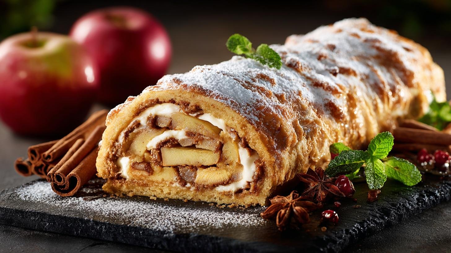 Jablečný závitek s tvarohem a skořicí jako voňavý slavnostní hit. Rychlý přehled surovin a tipy na úsporu času