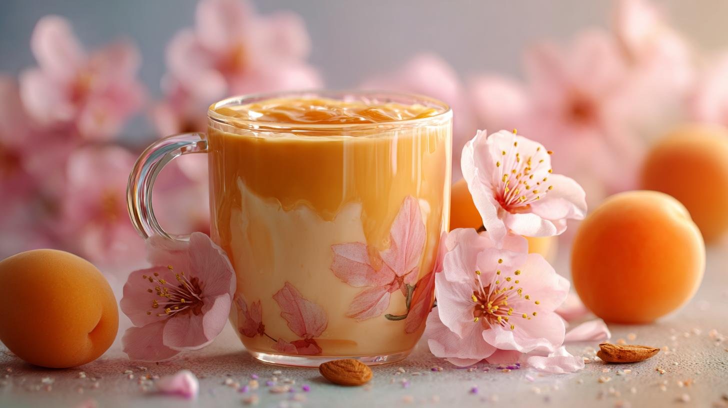 Meruňkový tvarohový pohár pro osvěžující sladké potěšení