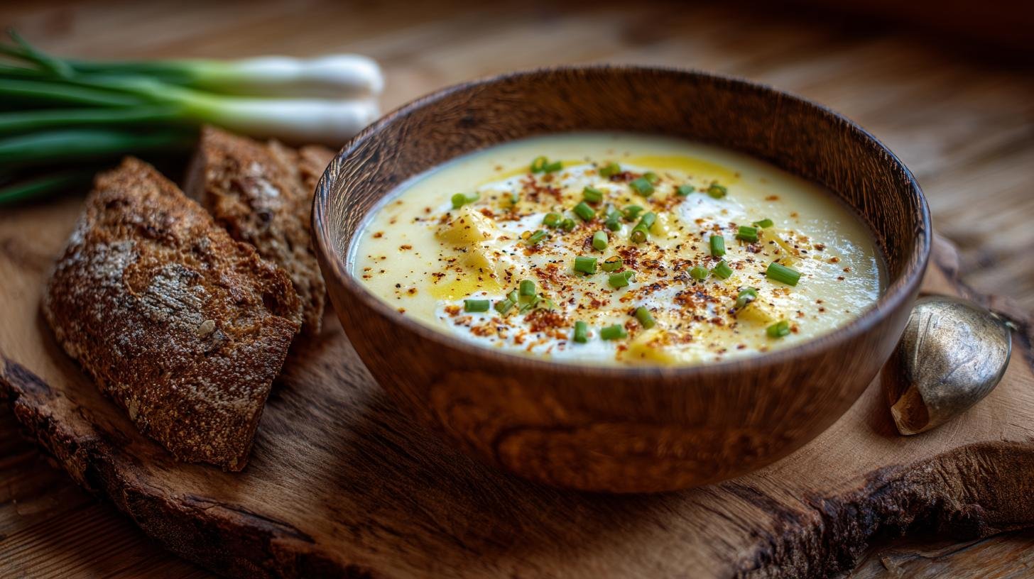 Pórkový krém s brambory a smetanou jako skutečné domácí pohlazení 6 Pórkový krém s brambory a smetanou jako skutečné domácí pohlazení