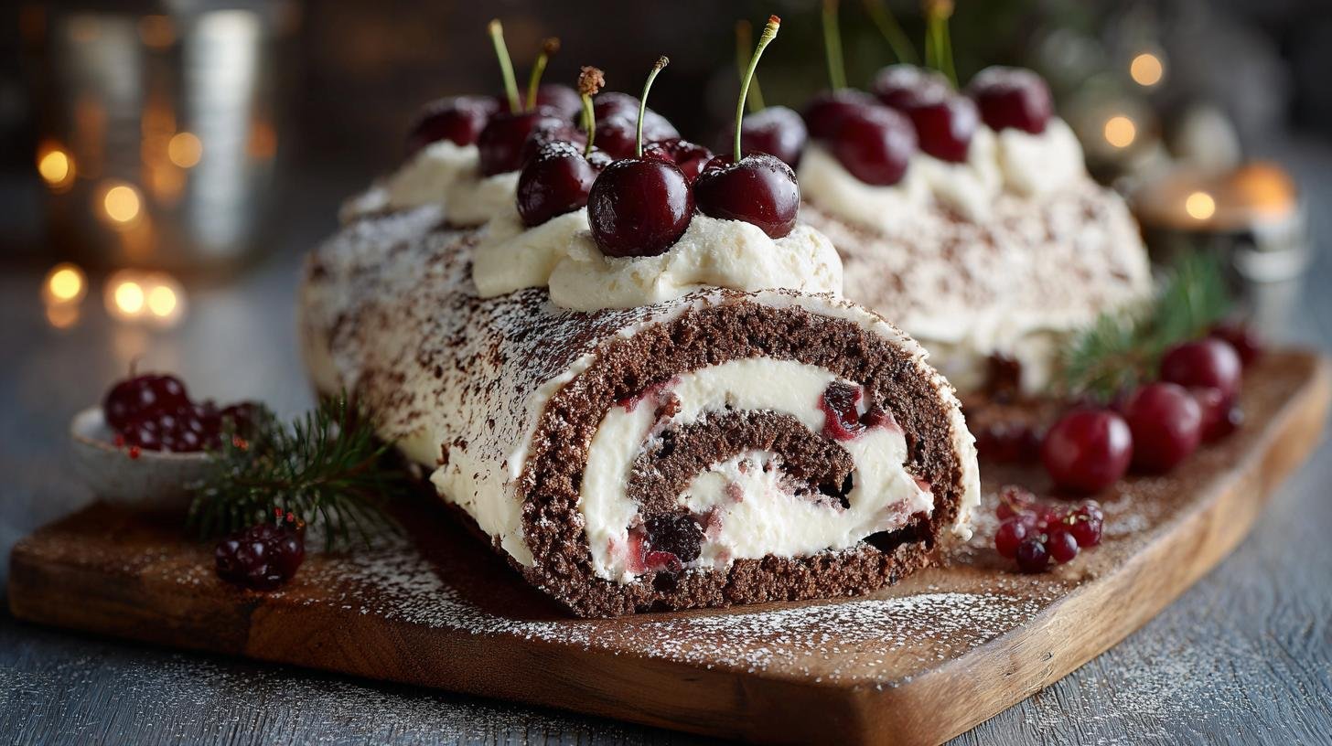 Smetanová roláda s kakaem a višněmi pro slavnostní chvíli. Tipy na perfektní dokončení a skladování