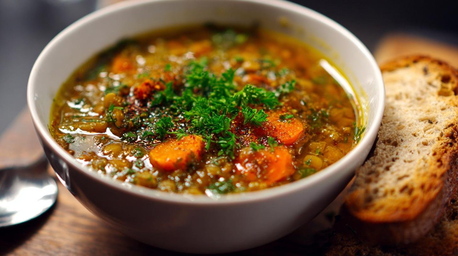 Rychlá čočková polévka s mrkví a česnekem – ideální oběd pro imunitu