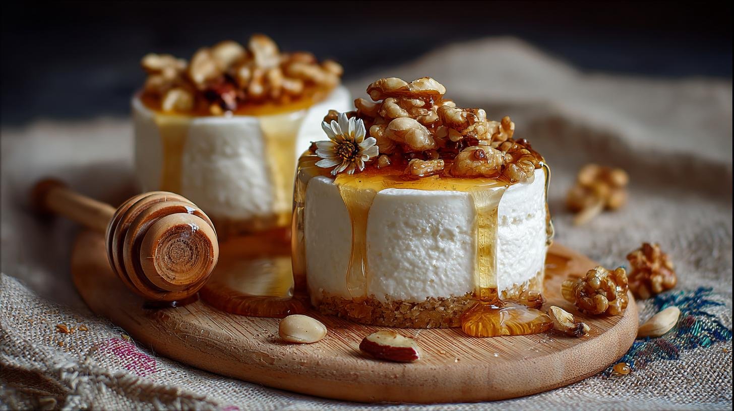 Jogurtový dezert s medem a ořechy – bez pečení a bez stresu