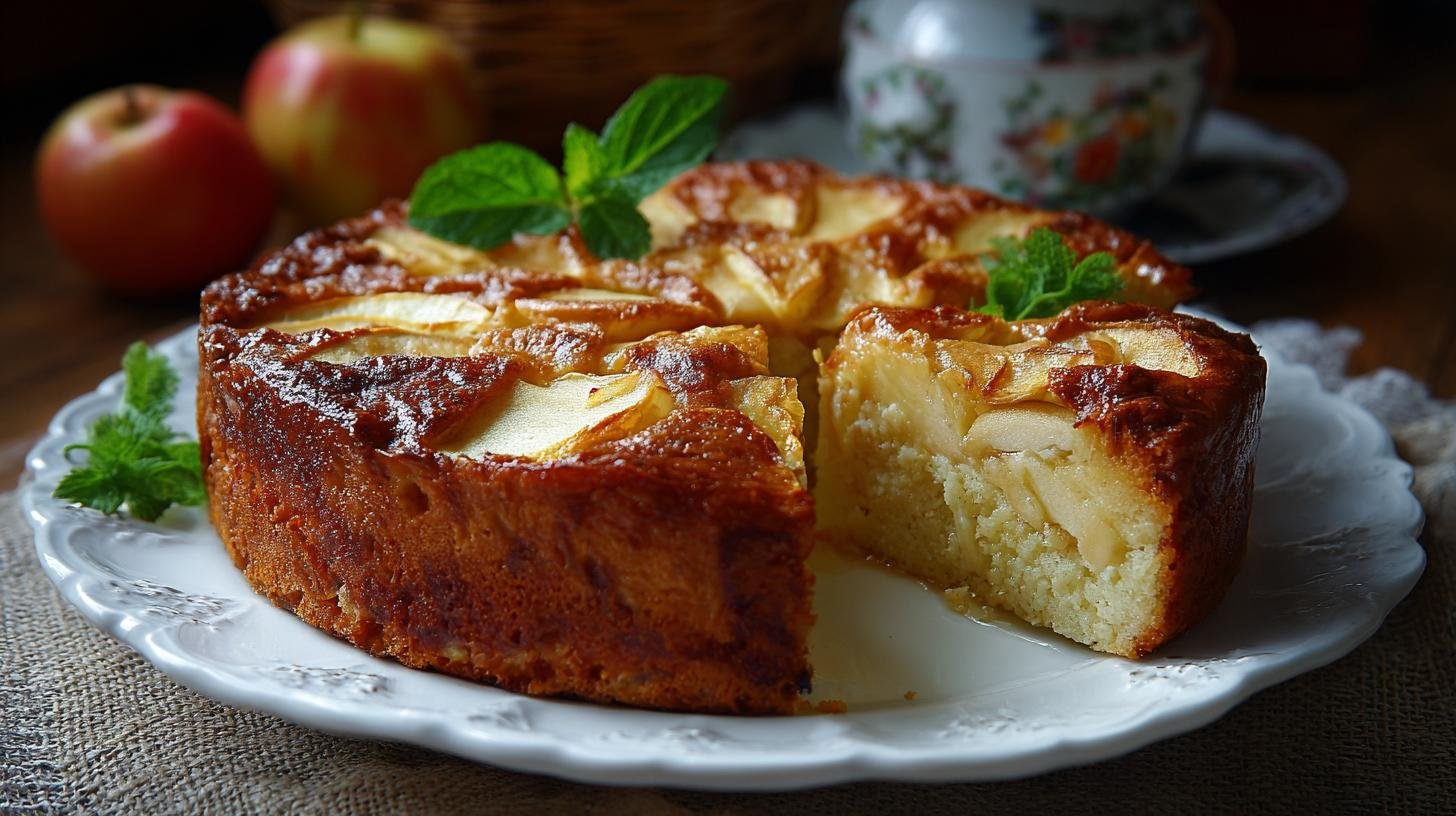 Rychlý koláč s moukou, tvarohem a jablky bez zbytečných chyb. Proč si tenhle koláč oblíbíte