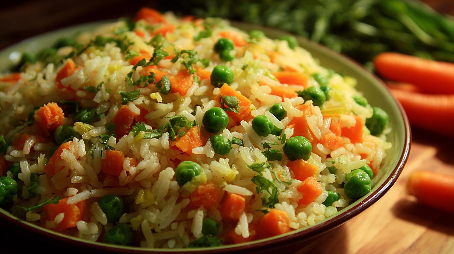 Rýže s hráškem a mrkví – tajemství lehkého jídla z jedné pánve. Varianty a chytré úspory
