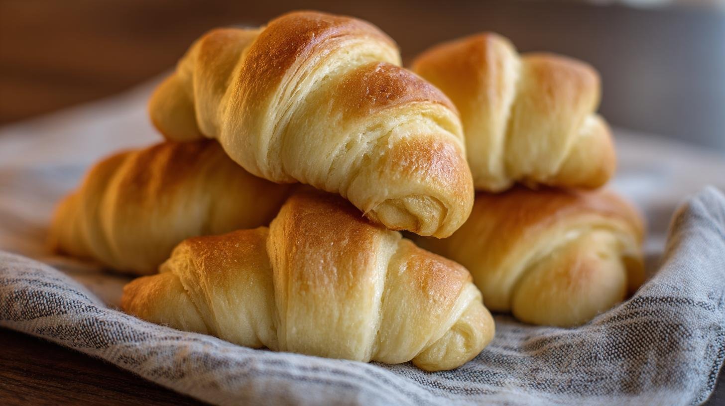Měkké rohlíčky s ořechovou náplní bez hnětení