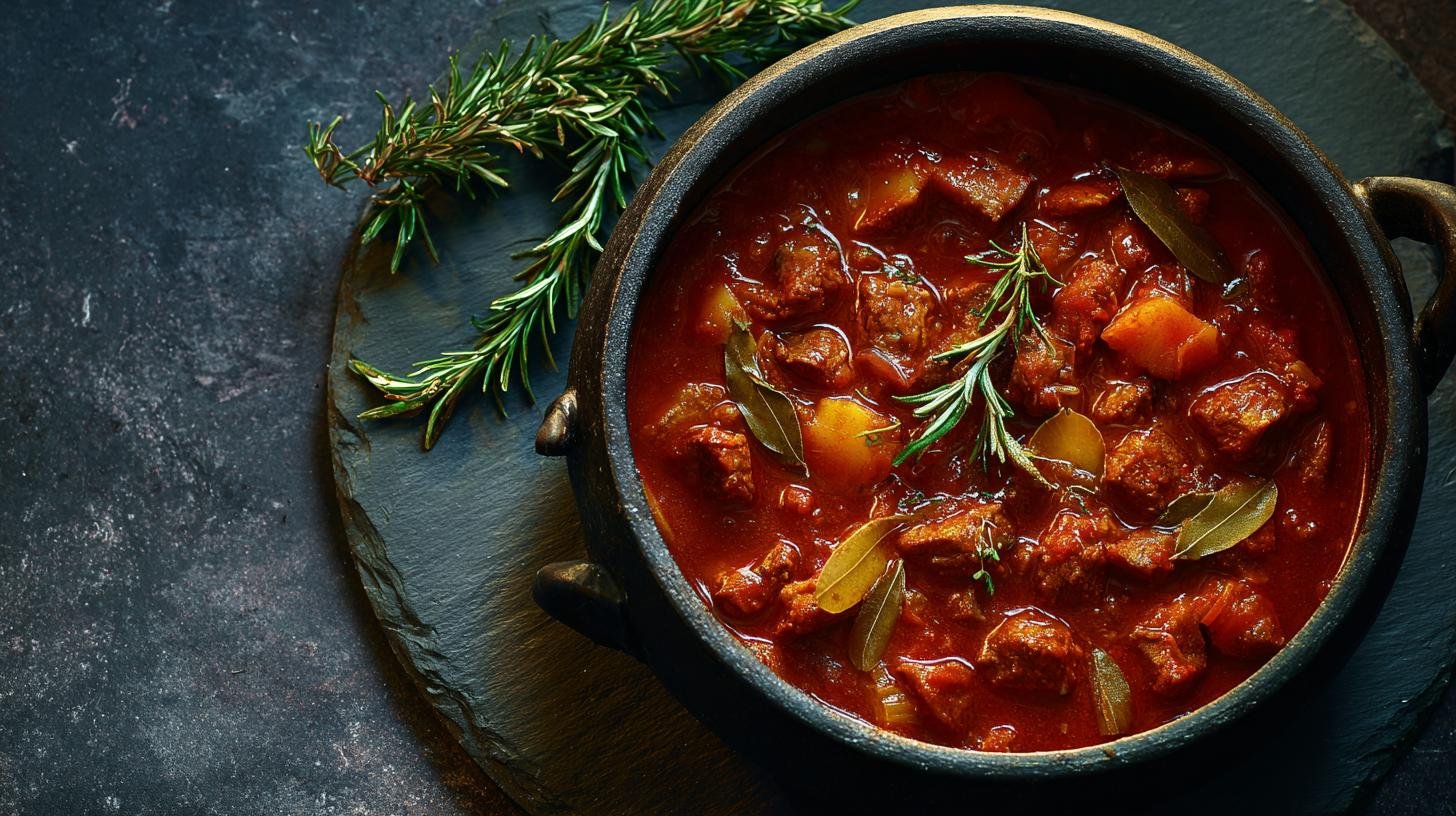 Guláš jako od babičky: jak dosáhnout správné hustoty a barvy