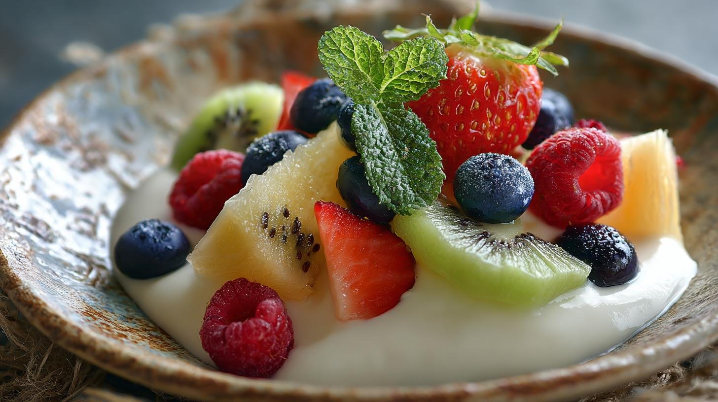 Jogurtový vanilkový krém s ovocem pro snadný dezert. Praktické tipy, které šetří čas i peníze