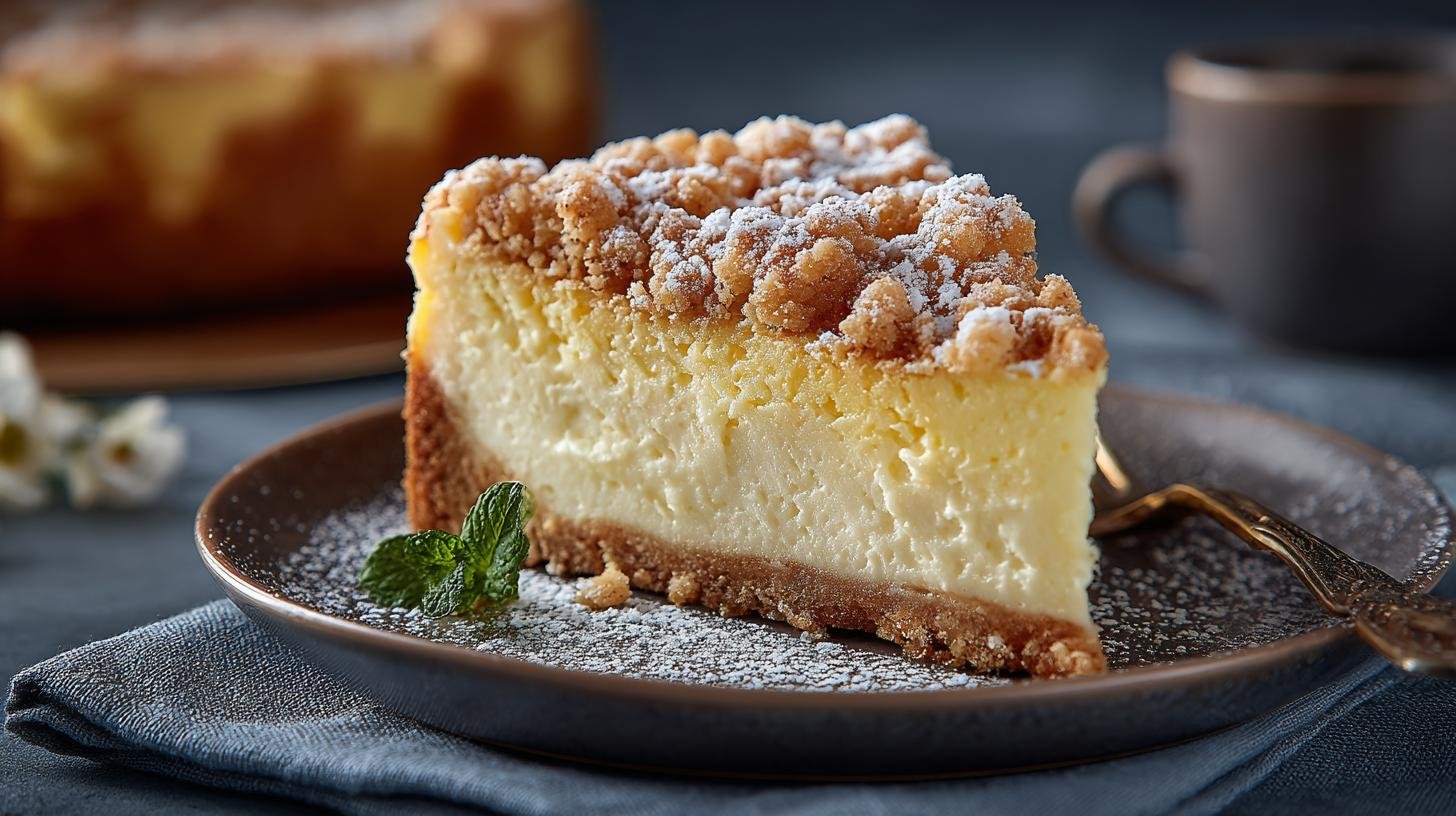 Tvarohový koláč s drobenkou – vůně, která probudí nostalgii. Poslední sousto