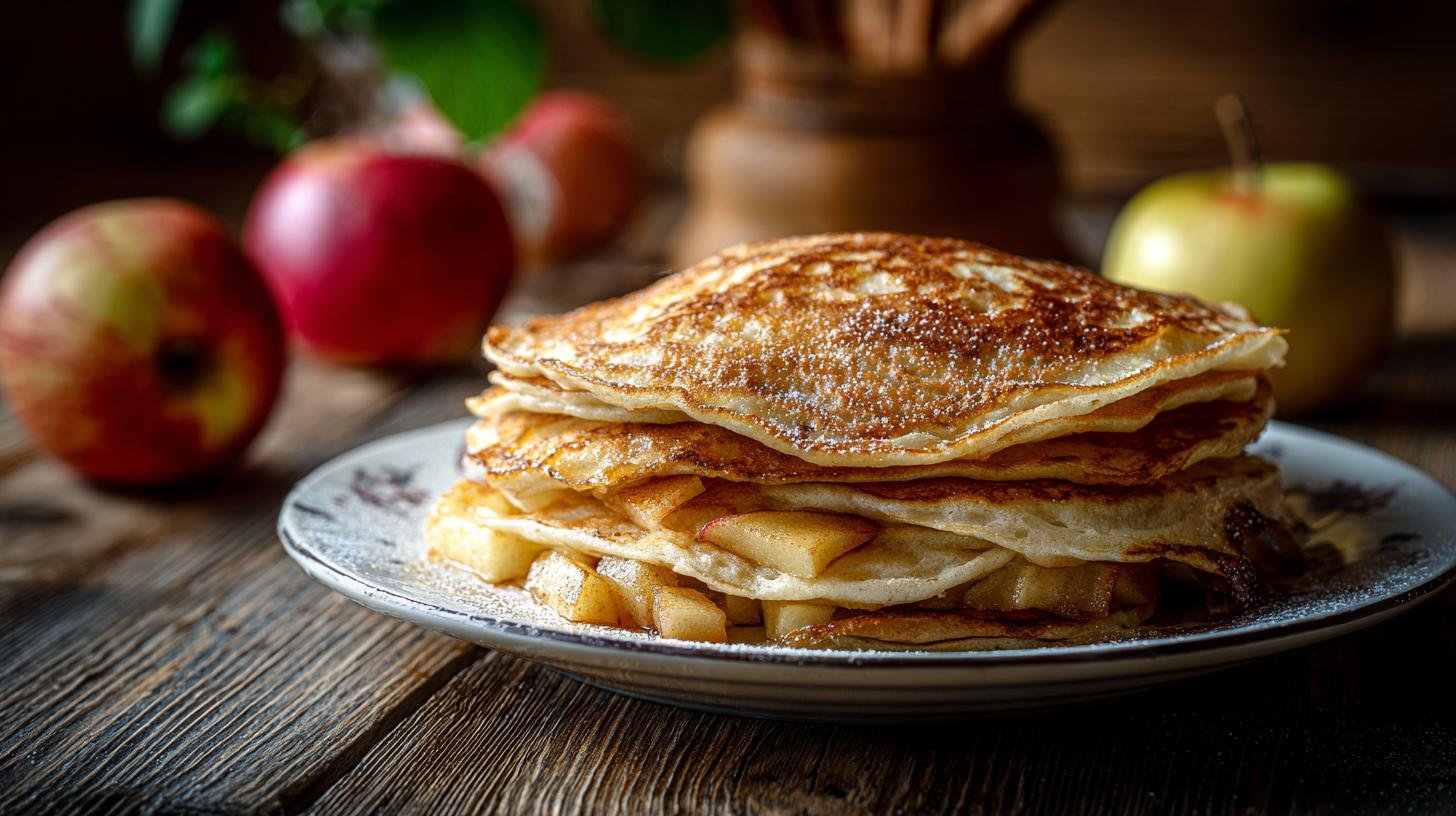 Domácí lívance s jablky a skořicí za pár minut. Ingredience a rychlý přehled