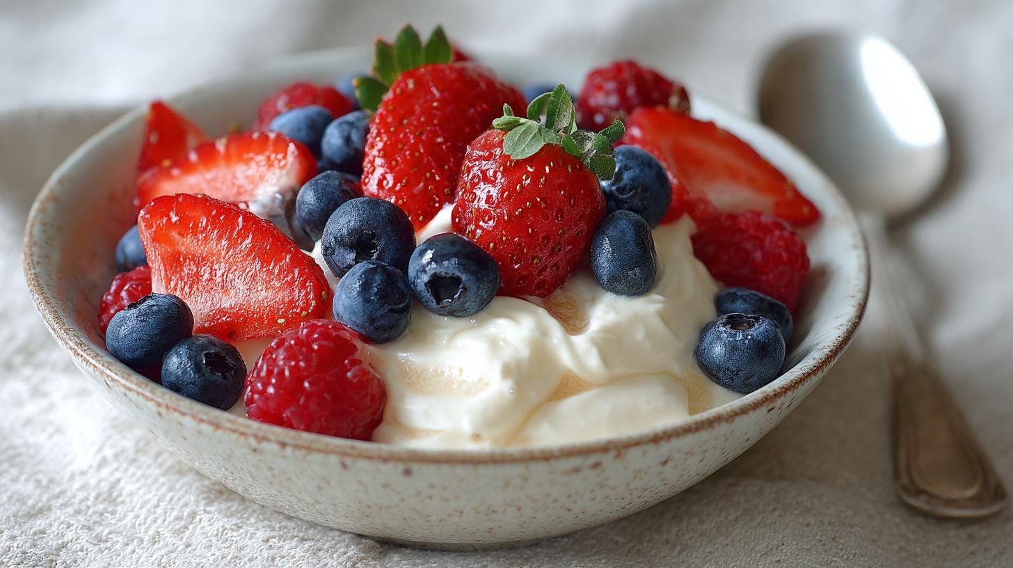 Jogurtový vanilkový krém s ovocem pro snadný dezert. Proč právě tento krém potěší