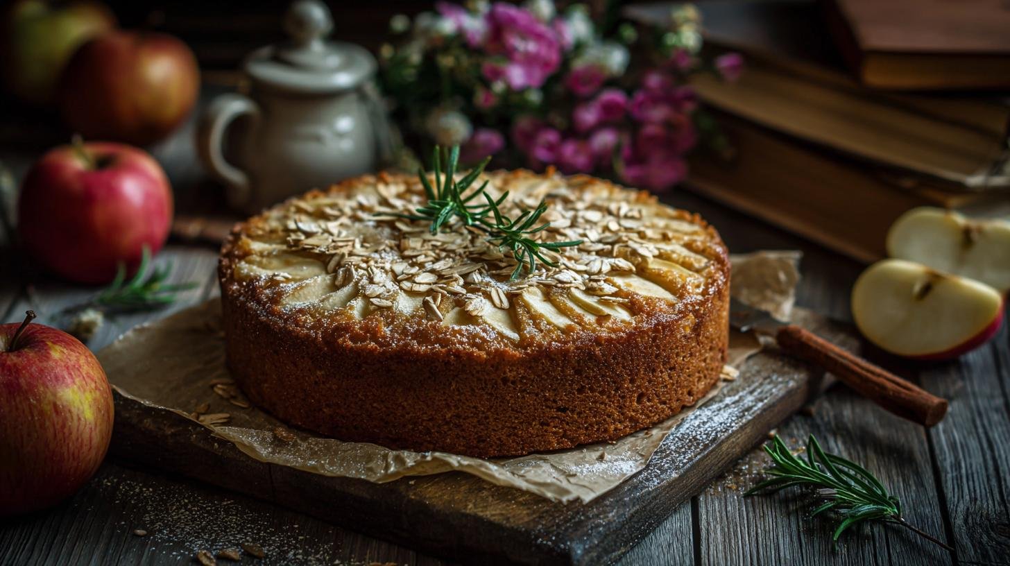 Zdravý koláč s jablky a ovesnými vločkami bez složité přípravy 7 Zdravý koláč s jablky a ovesnými vločkami bez složité přípravy