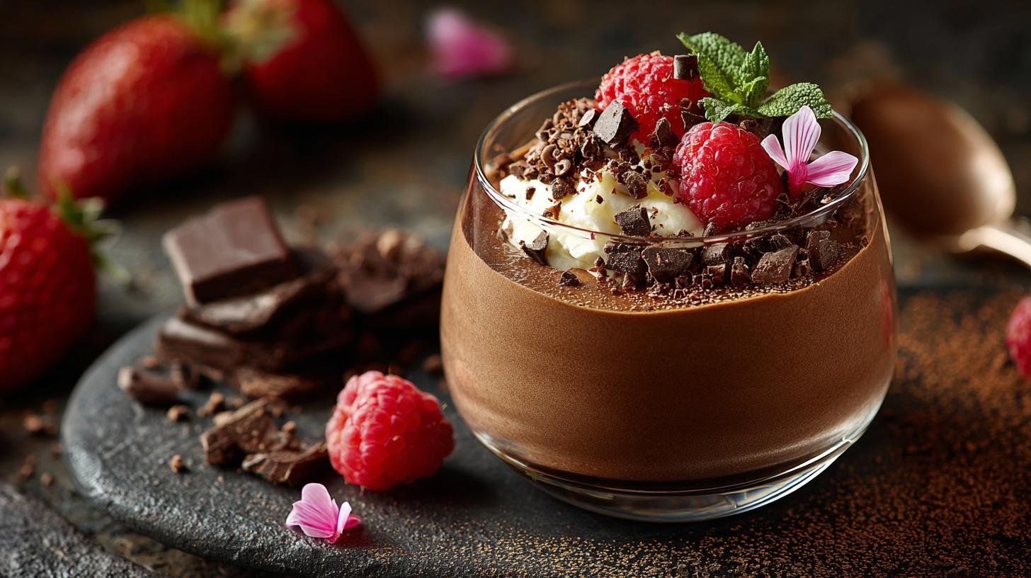 Pěna z čokolády a smetany pro rychlý a luxusní dezert
