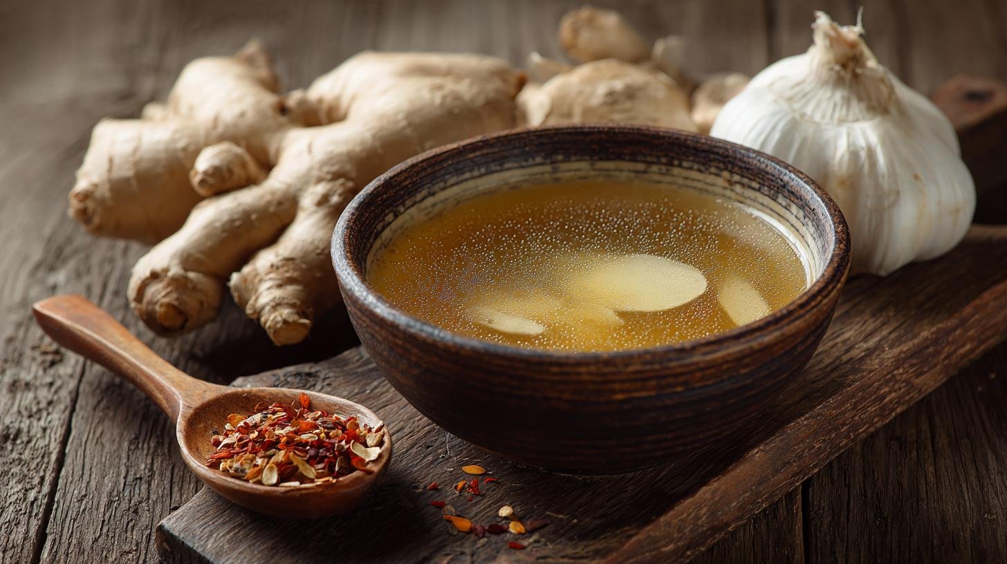 Polévka proti chřipce: zázvor, česnek a kuřecí vývar bez zbytečností. Proč právě zázvor, česnek a kuřecí vývar