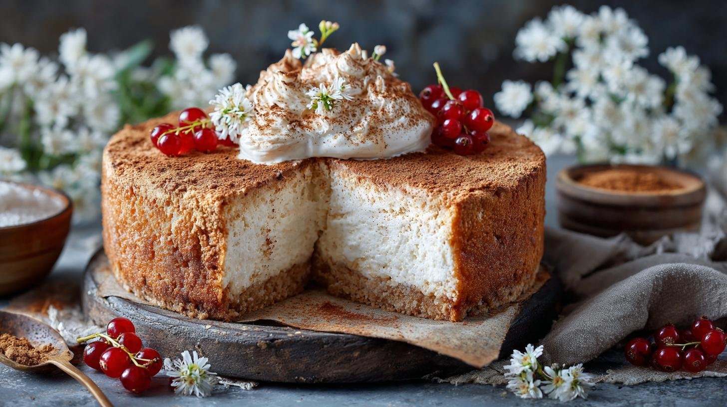 Nadýchaný tvarohový koláč s moukou, smetanou a skořicí bez trápení. Tajemství nadýchanosti a šetření