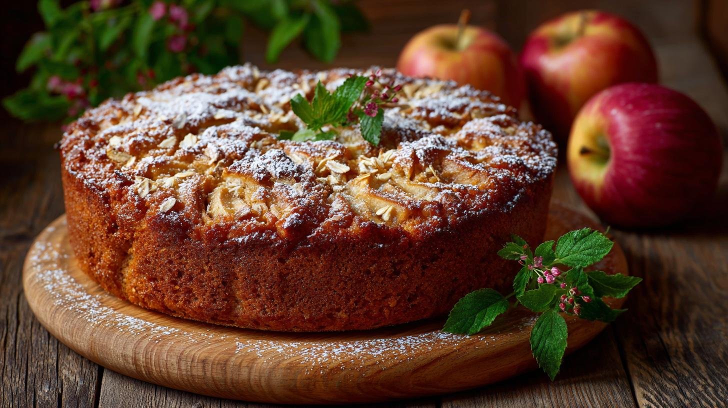 Zdravý koláč s jablky a ovesnými vločkami bez složité přípravy. Jak na to rychle Zdravý koláč s jablky a ovesnými vločkami bez složité přípravy. Jak na to rychle