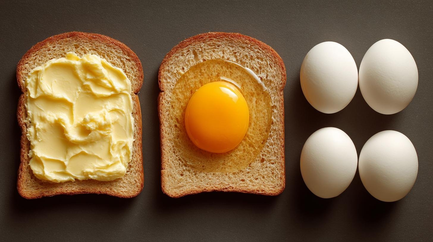 Tři levné suroviny – vejce, chléb a máslo – rychlé řešení. Triky, které málokdo zná