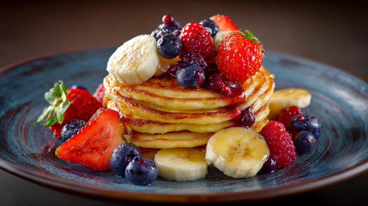 Tvarohové placičky s ovocem – sladká snídaně za 7 minut