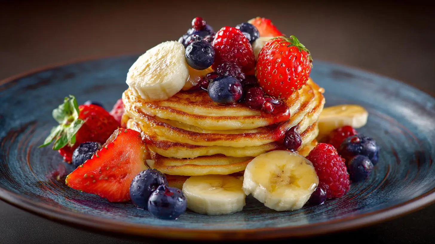 Tvarohové placičky s ovocem – sladká snídaně za 7 minut