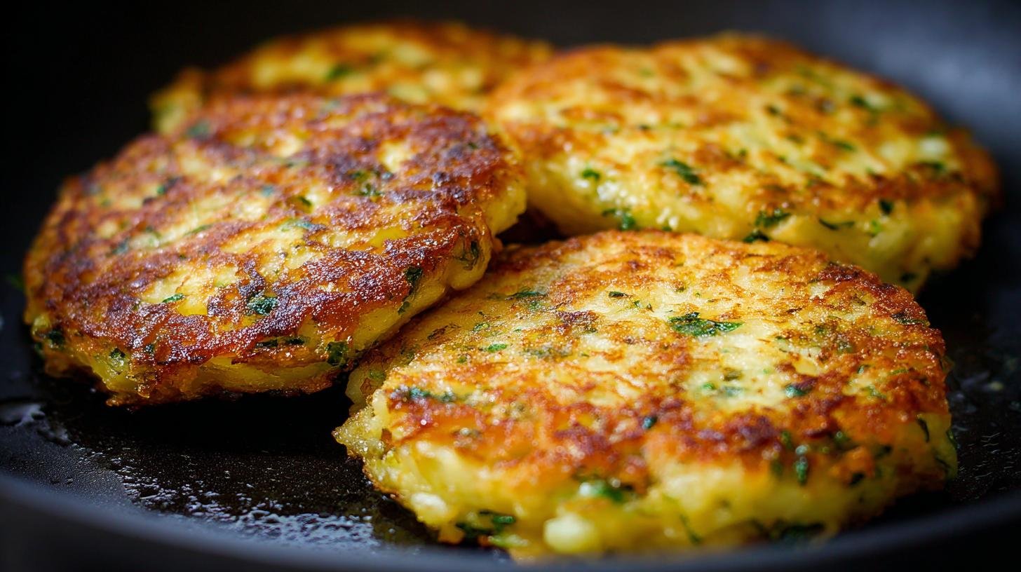 Jak udělat bramborák: brambory, česnek a majoránka bez tuku 1 Jak udělat bramborák: brambory, česnek a majoránka bez tuku