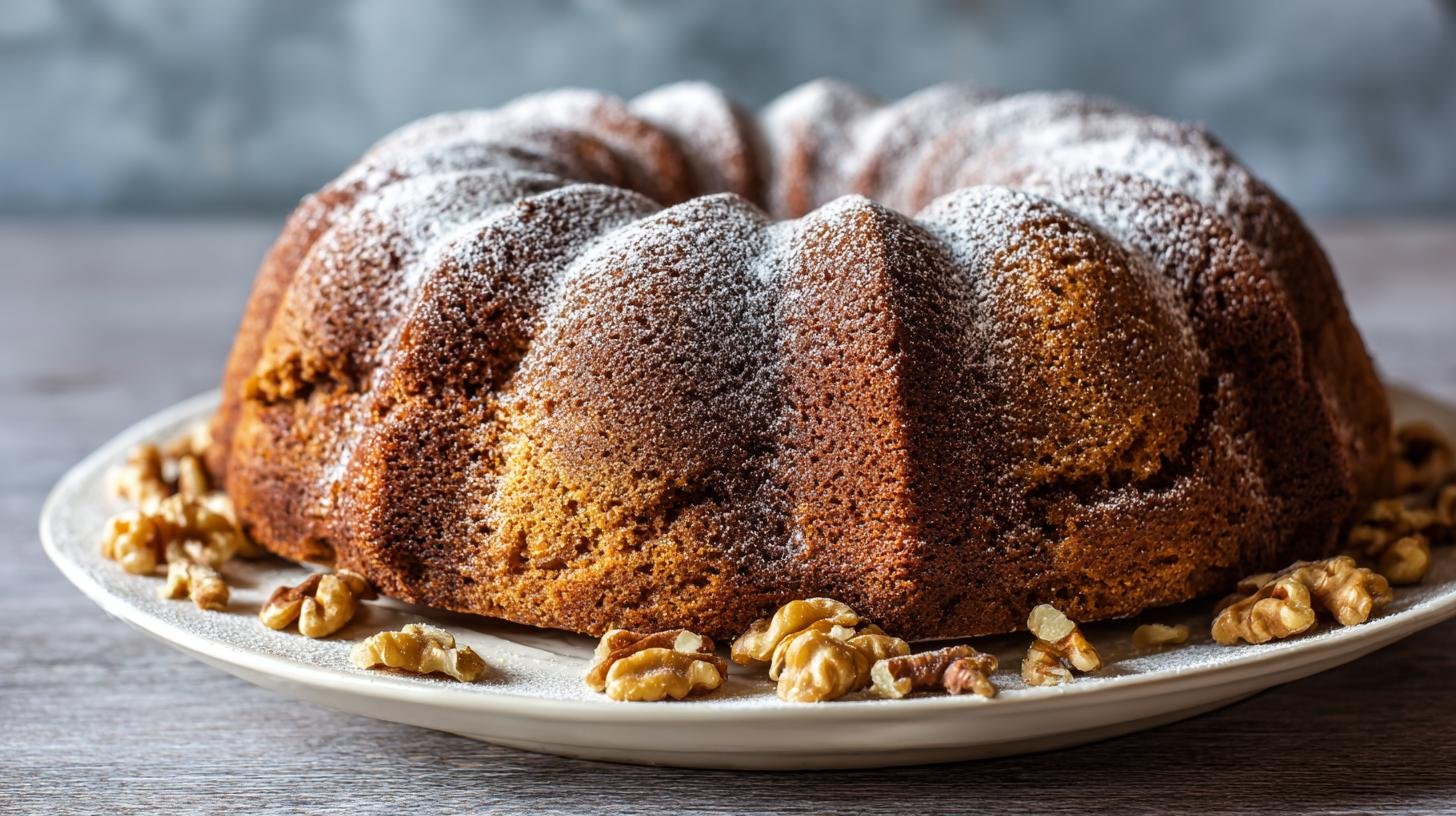 Ořechová bábovka z vlašáků, cukru a másla bez komplikací