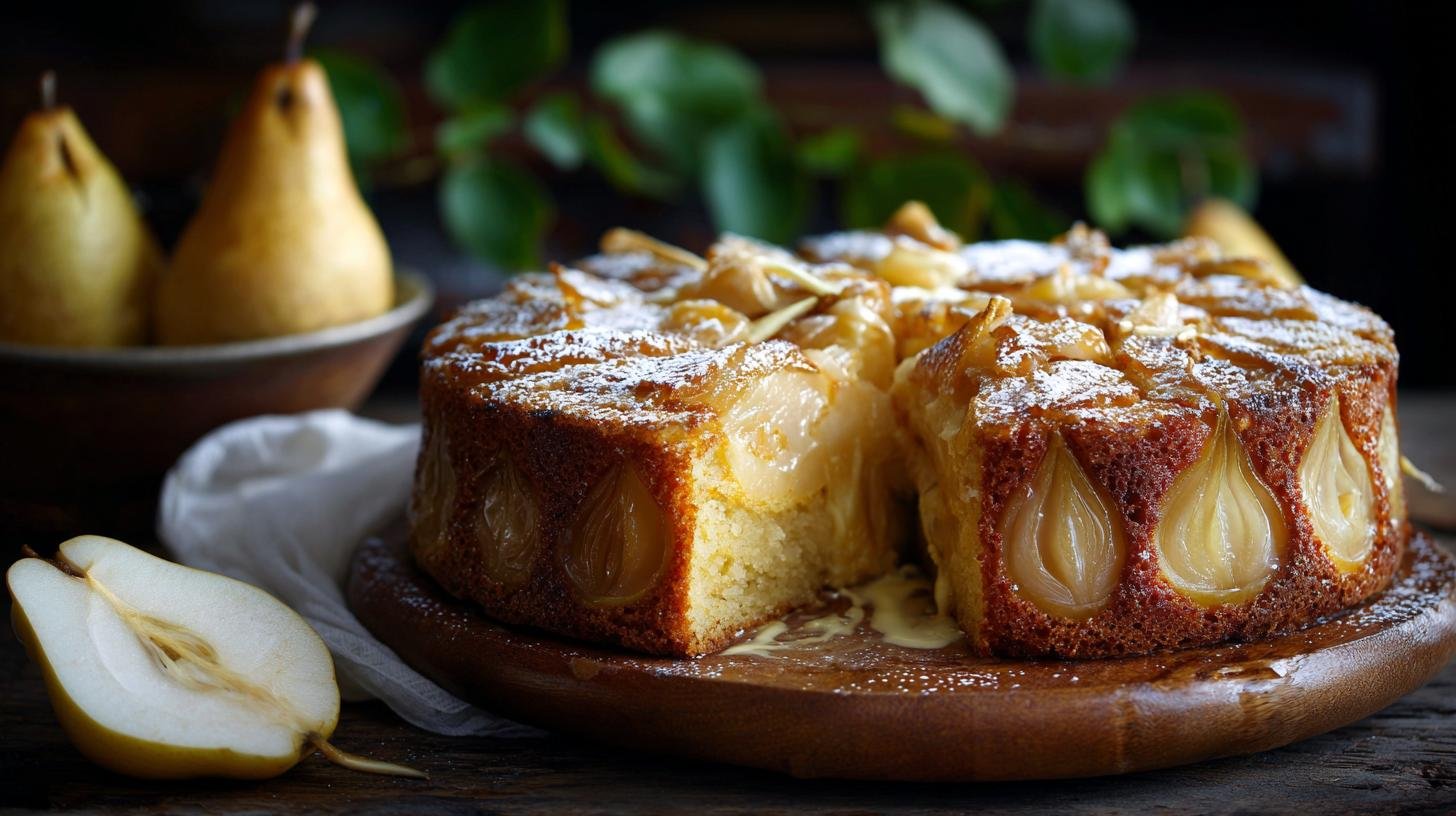 Hruškový koláč s citronovým nádechem, který nezklame