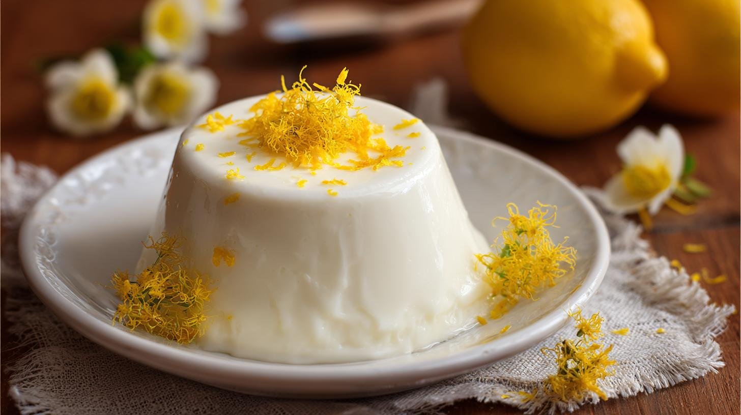 Pudink z mléka a škrobu s citronovou kůrou bez jediné hrudки. Proč mléko a škrob tvoří základ