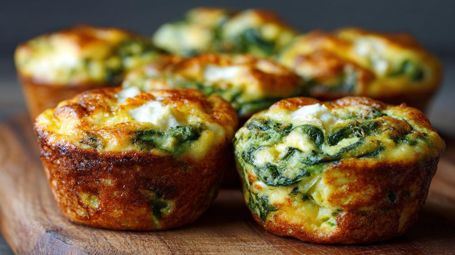 Špenátové muffiny s vejcem a sýrem lehké a překvapivě šťavnaté 3 Špenátové muffiny s vejcem a sýrem lehké a překvapivě šťavnaté