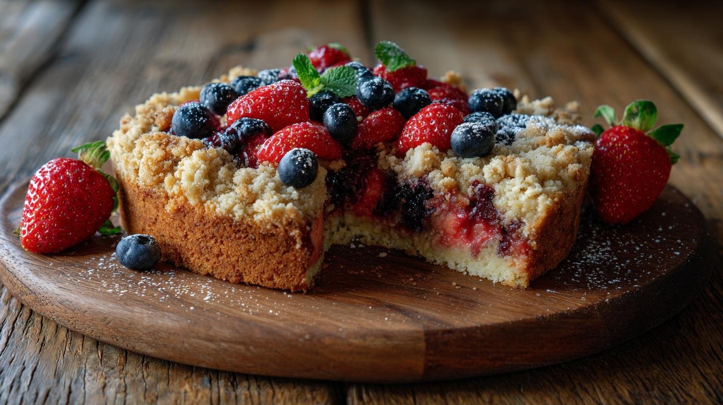 Jednoduchý koláč s ovocem a drobenkou pro každou příležitost. Triky, které málokdo zná