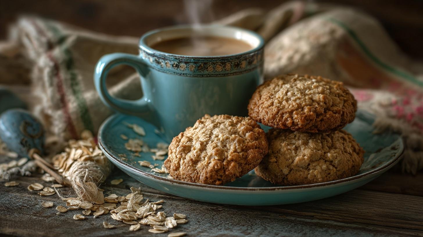 Medové sušenky s ovesnými vločkami – káva k nim chutná dvojnásob