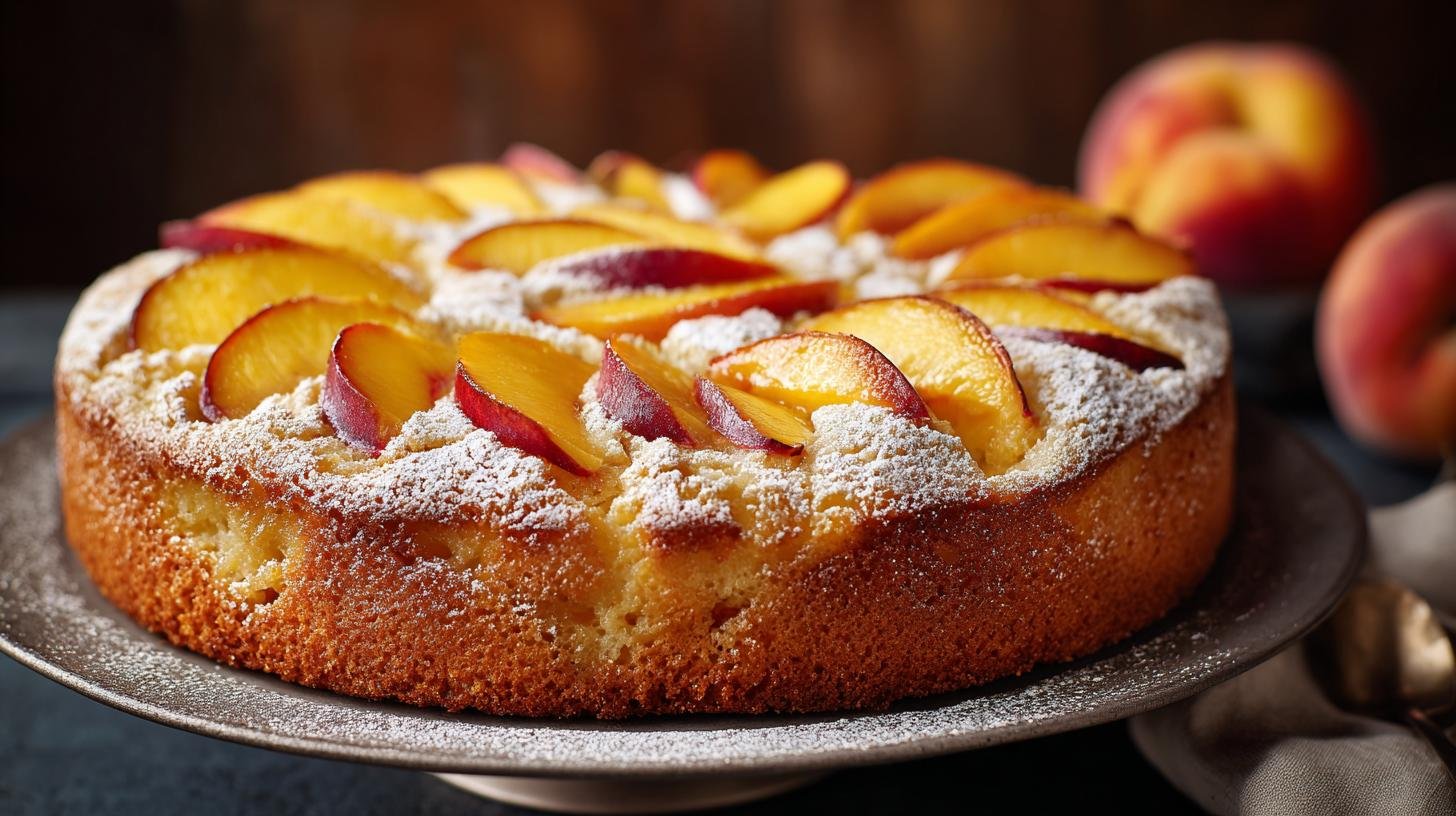 Broskvový koláč s vanilkou krok za krokem pro jistý úspěch