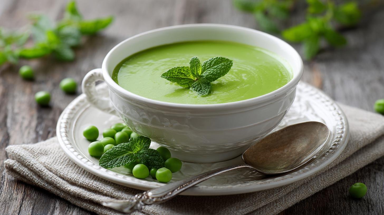 Hráškový krém s mátou – svěžest, kterou nečekáte. Proč vás chuť zaskočí
