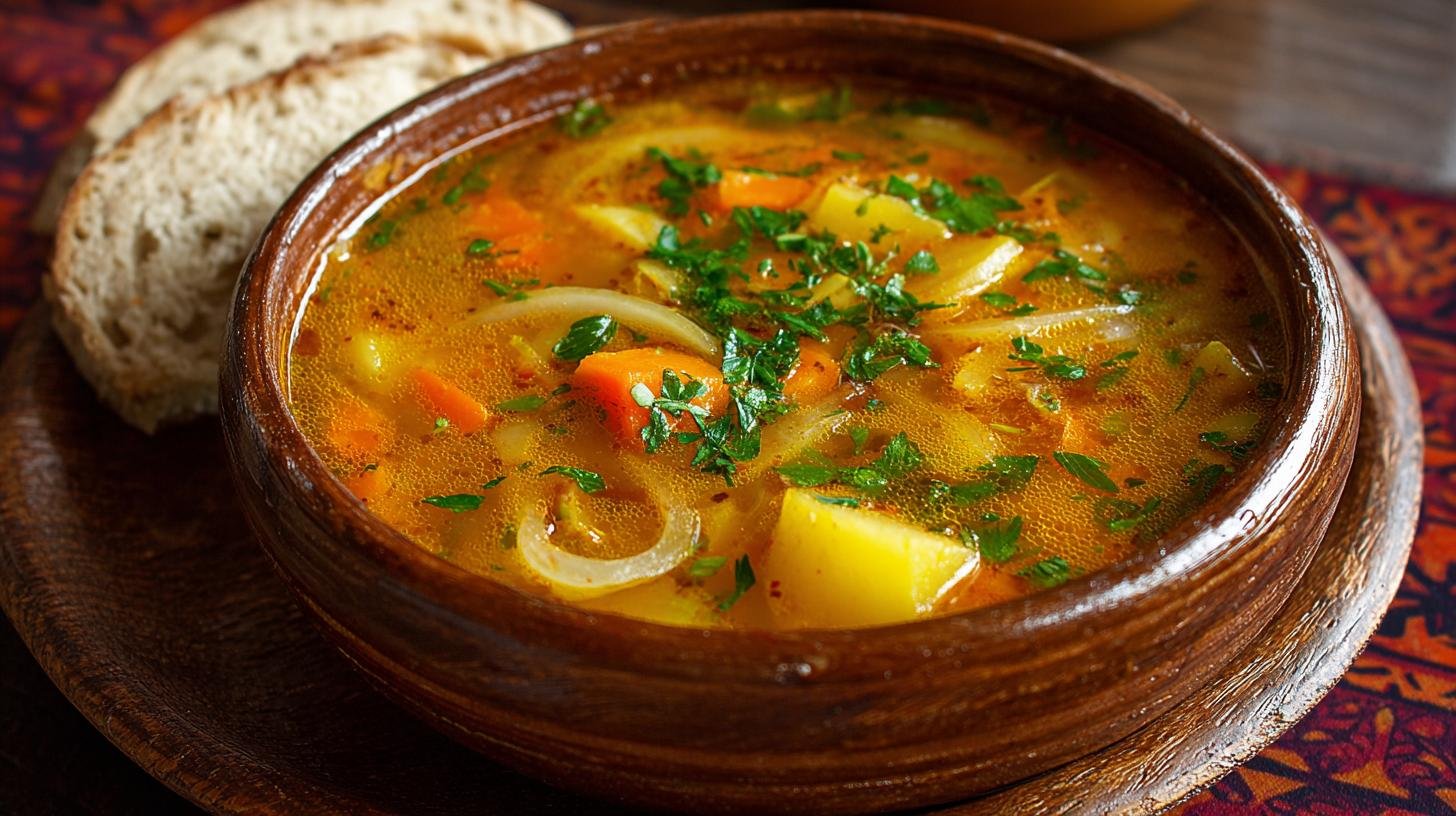 Rychlá zeleninová polévka z mrkve, brambor a cibule bez chyb. Proč ji uvařit právě dnes Rychlá zeleninová polévka z mrkve, brambor a cibule bez chyb. Proč ji uvařit právě dnes