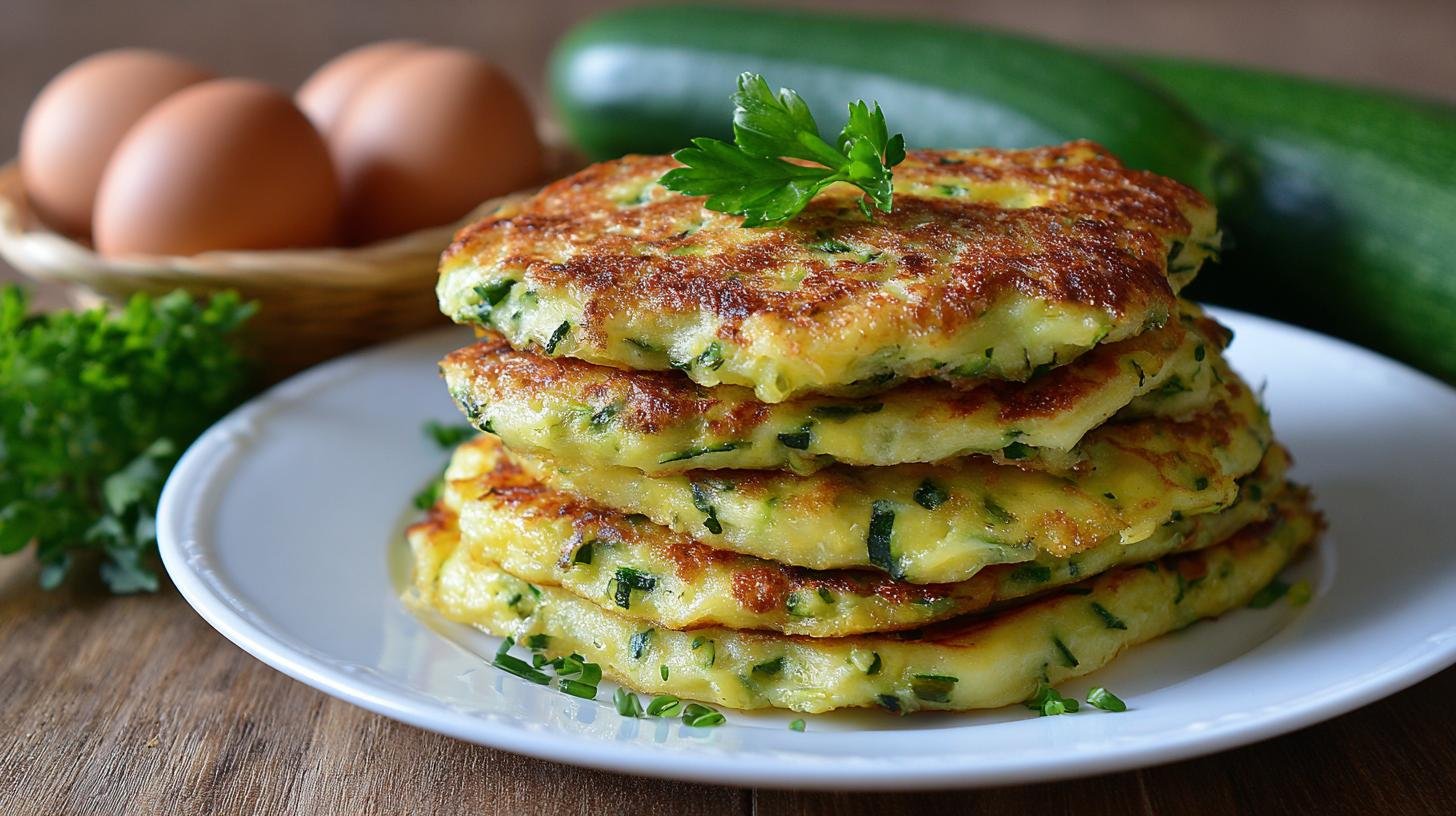 Cuketové placky s vejcem a česnekem nečekaně křupavé 9 Cuketové placky s vejcem a česnekem nečekaně křupavé