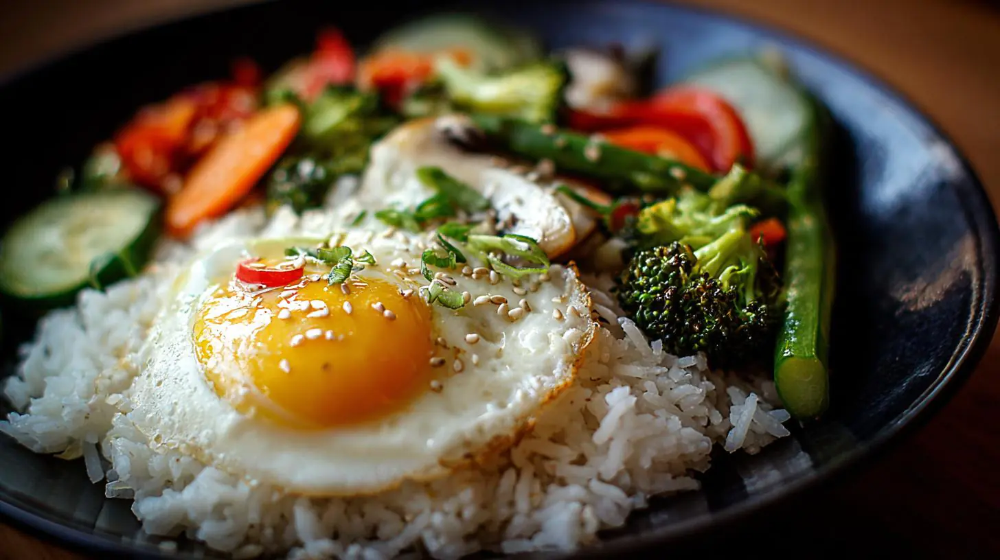 Rýže, zelenina a vejce: asijský trik na teplou večeři do 15 minut