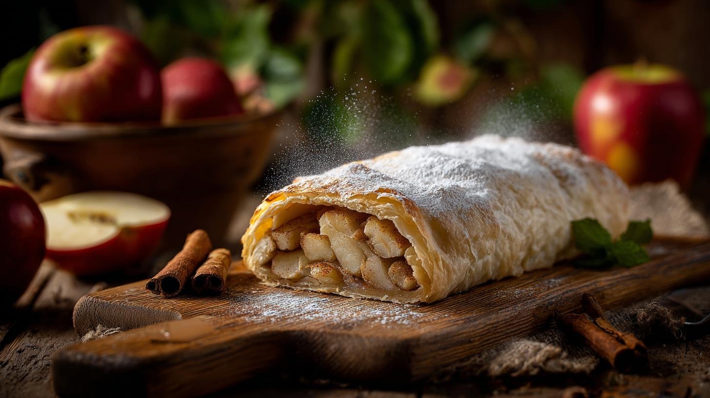 Křehký jablečný závin s máslem a skořicí bez jediné chybičky