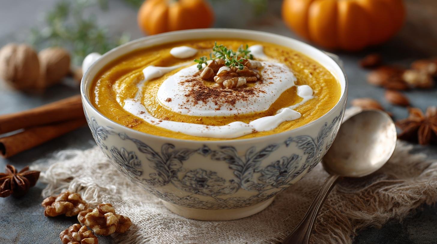 Krém z dýně a kokosového mléka – podzimní energie v misce